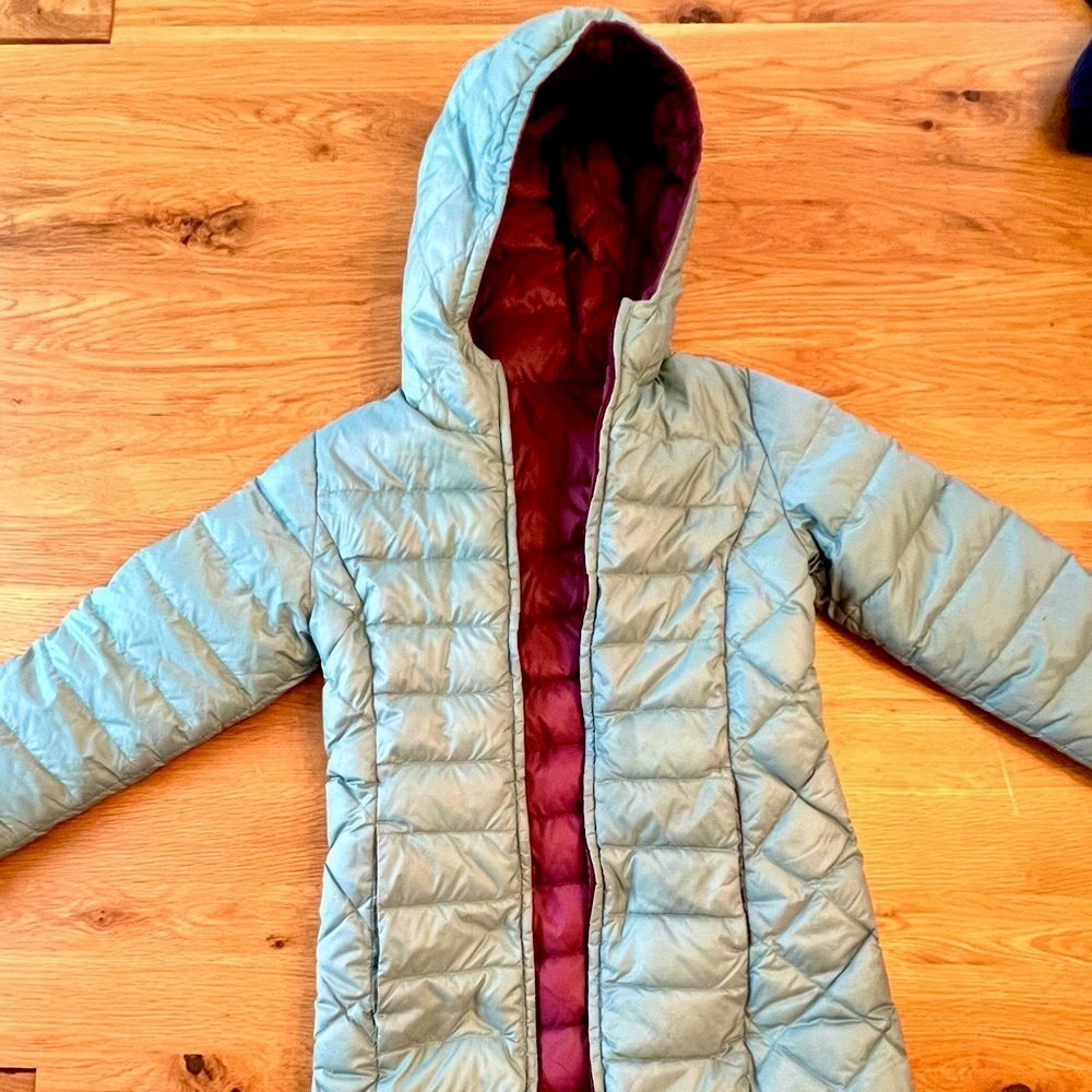 Reversible Garnet Hill puffy coat